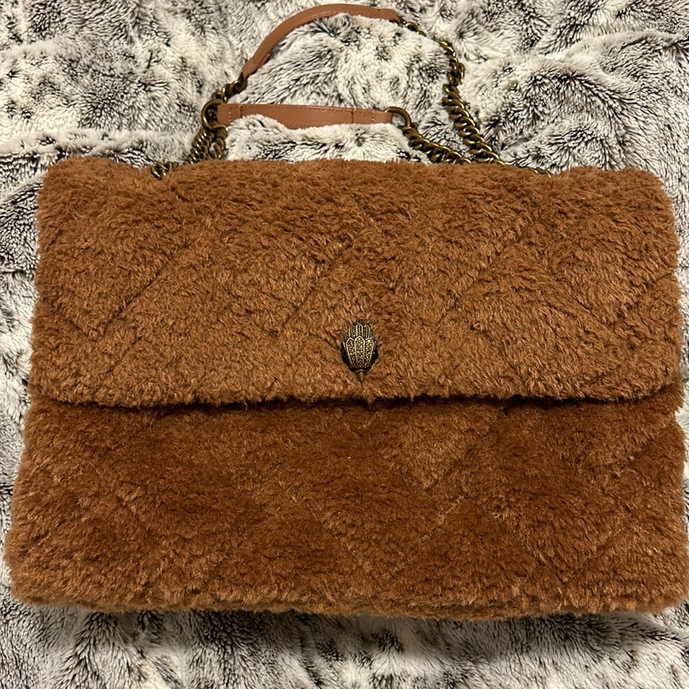 NWT kurt geiger kensington bag xxl fur